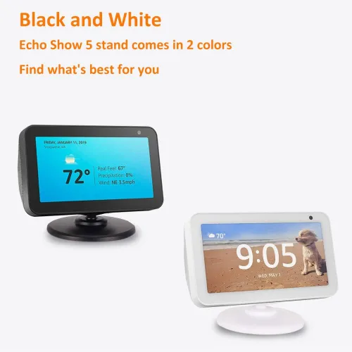 Miniatura 6 de AutoSonic Soporte compatible con Amazon Echo Show 5 (1ª generación y 2ª generación) Diseño ajustable para mejorar el ángulo de visión Magnético
