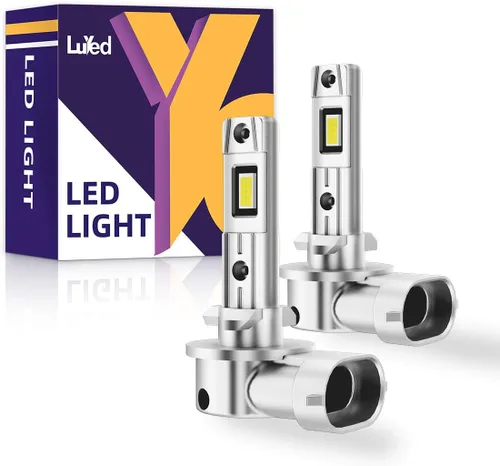 Miniatura 13 de Bombilla LED antiniebla 880 3000K amarillo ámbar 300% súper brillante 1:1 tamaño mini 886 890 892 893 bombilla LED con proyector para luces