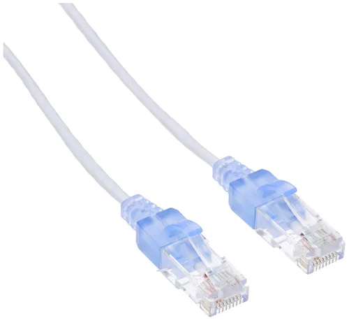 Miniatura 58 de Monoprice Cat6A - Cable de conexión Ethernet de 6 pulgadas, negro, UTP, 30 AWG, 10G, cable de cobre puro desnudo, sin enganche, RJ45, serie SlimRun