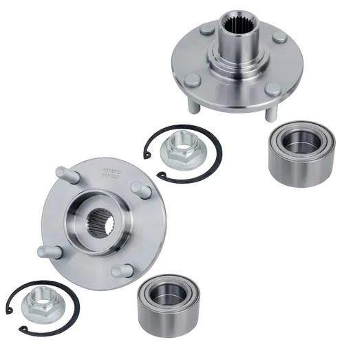 Miniatura 13 de Detroit Axle - 2 rodamientos de rueda delanteros para Ford Contour Mercury Cougar Mystique Volvo S40 V40, trasero para Escape Mariner Mazda Tribute