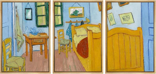 Miniatura 9 de Lienzo decorativo para pared - cuadro con estampado Giclée para decoración del hogar Noche estrellada sobre el Ródano