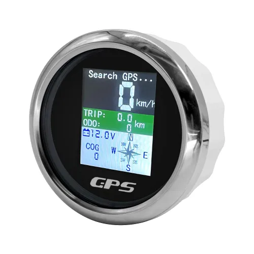 Miniatura 3 de ELING Velocímetro GPS digital universal cuentakilómetros ajustable con voltímetro 9-32V Auto Gauge Set para coche, motocicleta, tractor camión 3.346