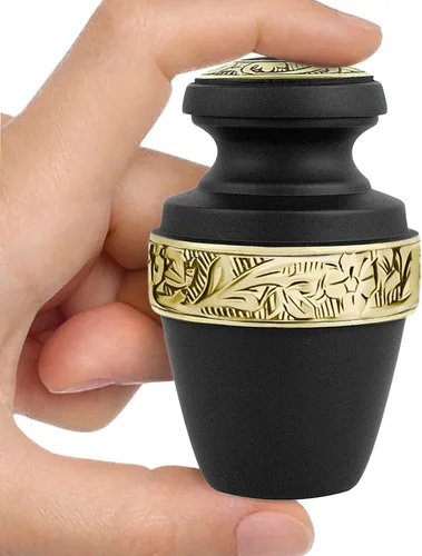 Miniatura 10 de Urna roja clásica para cenizas para adultos, hombre o mujer, urnas de cremación grandes para cenizas humanas, urna funeraria conmemorativa