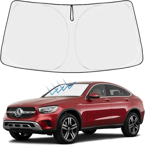 Miniatura 20 de Proadsy Parasol para parabrisas actualizado 2025, ajuste personalizado Dodge RAM 1500 2Dr 2019-2024 2025, 4 capas, plegable, protector de parasol