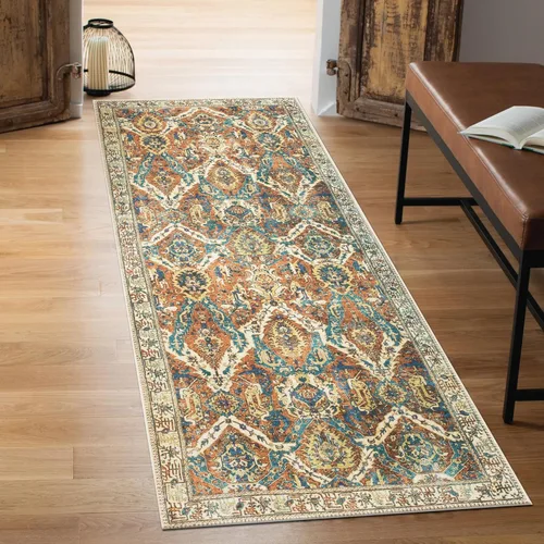 Miniatura 17 de Keen Home Design Alfombra de entrada de 2 x 3 pies, lavable a máquina con parte trasera antideslizante, ideal para entrada, cocina, baño, Multi
