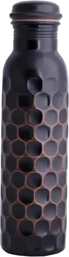 STAGLIFE Botellas de agua de cobre puro para agua potable para hombres y mujeres, botella de agua ayurvédica, dispensador de recipientes con