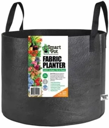Miniatura 7 de Park Seed Smart Pot - Maceta de tela, capacidad de 3 galones, color negro