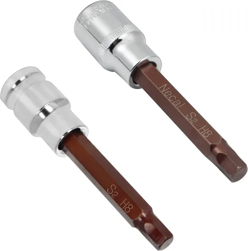 Miniatura 59 de Utoolmart 1/2-Inch Drive x T50 Torx Bit Socket S2 Acero 55mm/2.17" Longitud Auto Reparación Herramienta Listo Impacto 2 Pcs