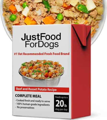 JustFoodForDogs Pantry Fresh Wet Dog Food, Comida Completa para Perros o Complemento para Comida de Perros, Receta de Comida para Perros de Grado