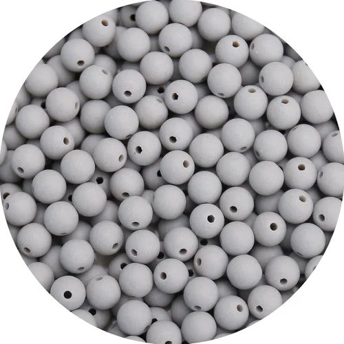 Miniatura 35 de BONNY BOXX 2000 piezas 4 mm cuentas redondas de acrílico de zafiro suave, bolas de plástico de chicle de burbujas, cuentas gruesas de bolas