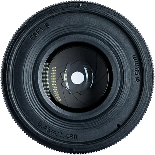 Miniatura 4 de YONGNUO Lente de marco completo F1.8 de 1.969 in para Sony E Mount, enfoque automático F1.8S Lente estándar de gran apertura Prime para cámaras Sony