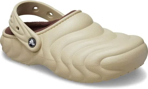 Miniatura 5 de Crocs Zuecos Unisex para Adultos Classic Lined Overpuff y Geometric Fuzzy