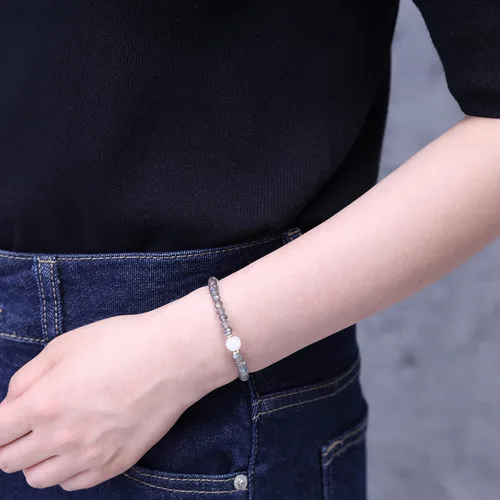 Miniatura 3 de COAI Pulsera simple de cristal curativo con cuentas para mujer