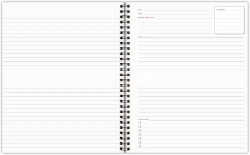 Miniatura 10 de Cambridge Cuaderno de negocios limitado, papel con rayas legales, 8-1/4 x 11 pulgadas, 80 hojas, cubierta flexible suave al tacto, encuadernado