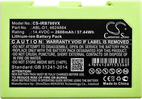 Miniatura 5 de Cameron Sino Batería para iRobot 7150, Roomba i4, Roomba i7, Roomba i7+, Roomba i7158, Roomba i7550, Roomba i755020, Roomba i8, Roomba i8+ 2600mAh