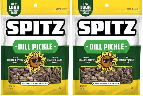 Miniatura 11 de Spitz Semillas de girasol, saladas, 6 onzas (paquete de 9)