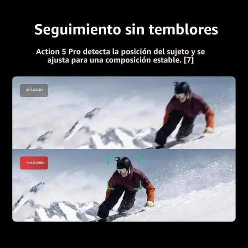Miniatura 3 de DJI Osmo Action 5 Pro Essential Combo, cámara de acción impermeable con sensor de 1/1.3", video 4K/120fps, seguimiento de sujetos, estabilización