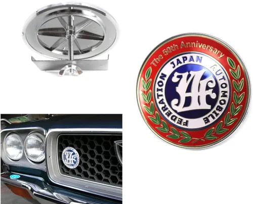Insignia del 50 aniversario de la Federación de Automóviles de Japón JAF para parrilla delantera Toyota