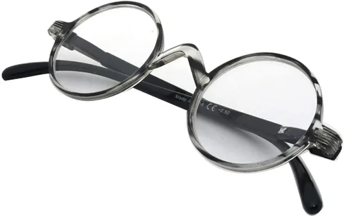 Miniatura 7 de Paquete de 6 lentes de lectura redondos Professor para mujeres y hombres, lectores vintage +0.00