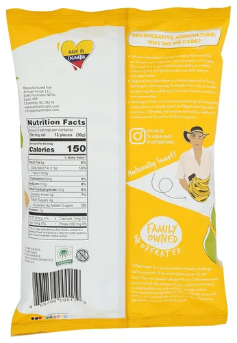 Miniatura 2 de Artisan Tropic Bocadillos de plátano dulce, 4.5 OZ