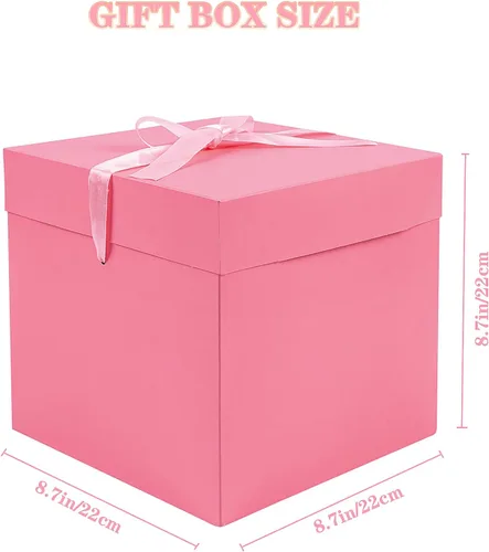 Miniatura 2 de Elephant-package Paquete de 12 cajas de regalo pequeñas con tapas, cajas de regalo rojas con cinta para Navidad, día de San Valentín, embalaje