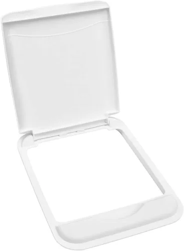 Miniatura 12 de Tapa para cubo de basura de 35 cuartos de galón, de la marca Rev-A-Shelf plateado