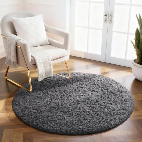 Miniatura 154 de Ophanie Alfombra Verde de Césped, Alfombras de Área para Dormitorio, Alfombra Shag Esponjosa de 4x6 pies, Suave Peluda Afelpada Linda para Niños 7
