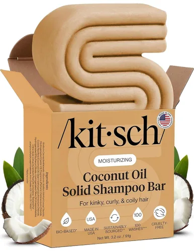 Miniatura 11 de Kitsch Tea Tree & Mint Clarifying Shampoo and Shave Bar, Champú anticaspa para hombres y mujeres, sin plástico, sin sulfato. Champú para el cabello