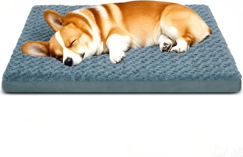 Miniatura 10 de Camas ortopédicas para perros con funda extraíble lavable, alfombrilla de espuma para mascotas con parte inferior antideslizante, camas impermeables