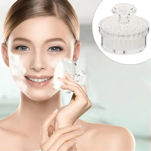 Miniatura 5 de Healifty Cepillo de limpieza facial manual cerdas suaves limpieza profunda cepillo facial conjunto para el cuidado de la piel de las mujeres