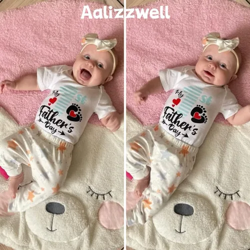 Miniatura 2 de Aalizzwell Traje de bebé del 4 de julio