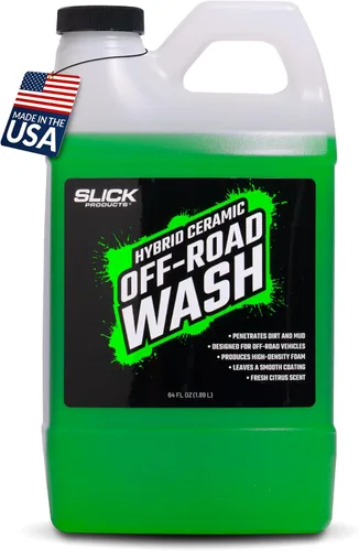 Miniatura 12 de Slick Products Total Off-Road Wash Super Concentrate – Jabón espumoso espeso para lavado de vehículos todo terreno con fórmula híbrido-cerámica