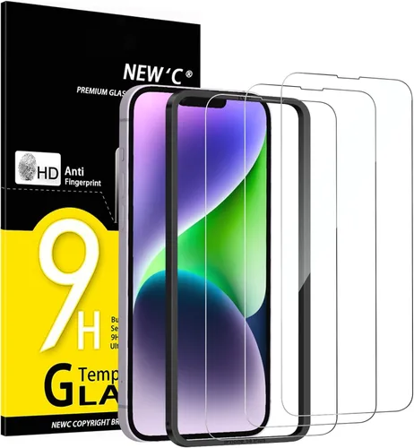 Miniatura 38 de NEW'C Paquete de 3 protectores de pantalla de privacidad para iPhone Air/iPhone 17 Air (6.5 pulgadas), película de vidrio templado antiespía