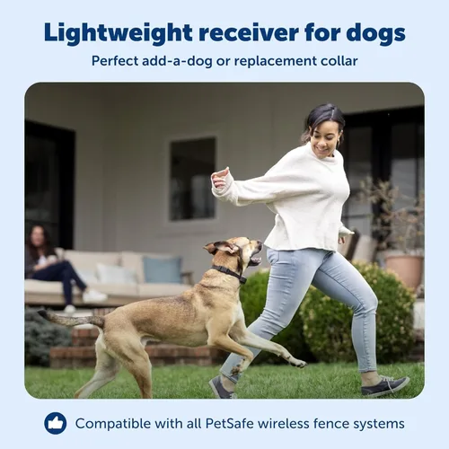 Miniatura 3 de PetSafe Stay & Play - Valla inalámbrica compacta para mascotas para perros y gatos, collar receptor impermeable y recargable, cubre hasta 3/4 acres