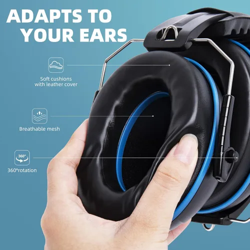 Miniatura 4 de Orejeras con cancelación de ruido para protección auditiva al disparar, auriculares con reducción de ruido SNR 35dB para niños adultos con autismo