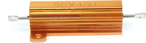 Miniatura 4 de RX24 50 W 4 Ohm Resistor Caja de aluminio Wirewound chasis montado -4pcs