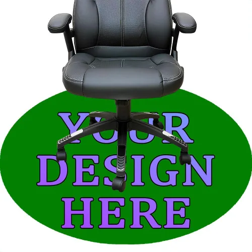 Miniatura 98 de Tapete redondo personalizado para silla de escritorio de oficina, diseño de tu propio logotipo de foto, texto, alfombrillas circulares