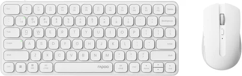 Miniatura 12 de Rapoo Combo de teclado y mouse inalámbricos, Blade Series E9310M de 99 teclas ultradelgado y mouse silencioso M300G, compatible con 4 dispositivos