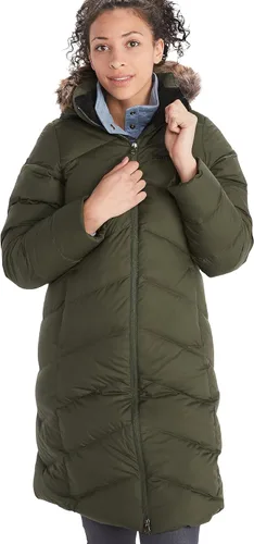 Miniatura 12 de MARMOT Abrigo acolchado de plumón largo Montreaux para mujer Azul ártico