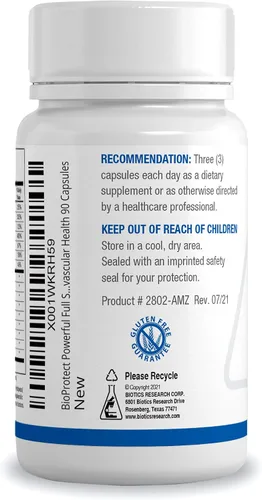 Miniatura 2 de Biotics Research BioProtect Plus protege el cuerpo del daño oxidativo, apoya la salud general, la salud inmunológica, la salud cardiovascular.