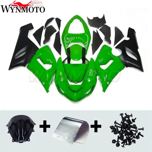 Miniatura 2 de Carenado de carrocería apto para Kawasaki 2005 2006 ZX6R 05 06 ZX636R 05 06 zx-6r 636 2005 ABS inyección de plástico kit de carenado de motocicleta