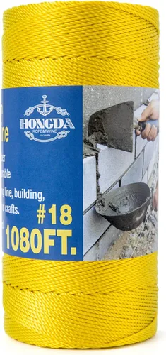 Miniatura 23 de HONGDA Cuerda de nailon, cuerda de nailon trenzado #18 de 250 pies, perfecta para trabajos de mampostería y para el diseño de construcción general