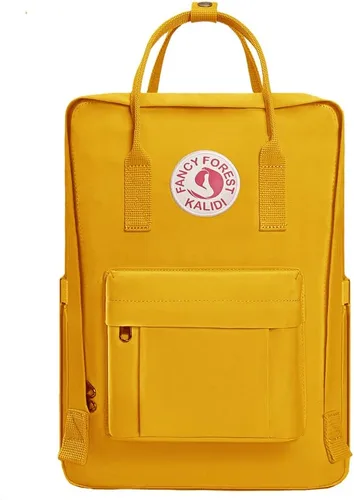Miniatura 17 de KALIDI Mochila casual para laptop de 15 pulgadas, mochila clásica para campamento, viajes, exteriores, cuadrada, mochila para universidad, Verde