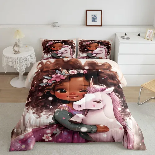Miniatura 14 de Juego de edredón rústico de oso tamaño completo, juego de ropa de cama de caza de animales salvajes de 3 piezas, edredón de plumón vintage de cabaña