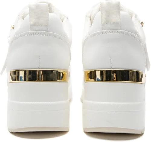 Miniatura 4 de Viscozzy Zapatillas de tacón alto con cuña para mujer
