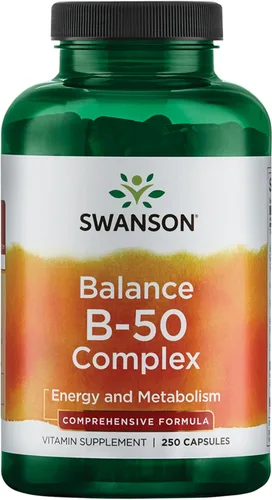Miniatura 9 de Swanson Balance B-50 Complejo de vitamina B de alta potencia para adultos ocupados que buscan apoyo inmunológico, cardíaco y sistema nervioso