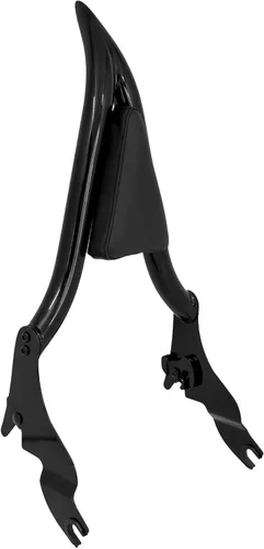 Miniatura 2 de Respaldo de Motocicleta Barra Sissy Desmontable Respaldo de Pasajero Ensamblado Compatible con Harley Touring Road King Road Glide Street Glide Negro