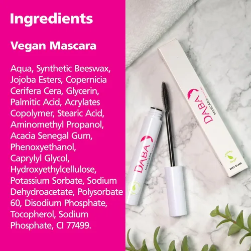 Miniatura 10 de DABALASH Combo vegano – Suero profesional para el crecimiento de pestañas y cejas + rímel vegano suave – Promueve la apariencia de pestañas