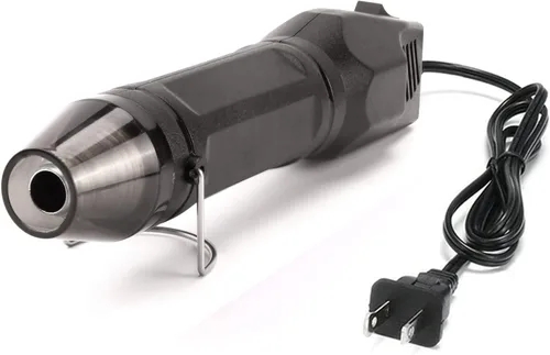 LDK Mini pistola de calor, 4.9 pies, 300 W, doble temperatura, 392 ℉ y 662 ℉ pistola de aire caliente para envoltura retráctil, resina epoxi y