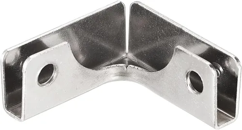 Miniatura 4 de HARFINGTON Clips de fijación de vidrio (2 unidades), soportes de fijación de vidrio en forma de L de 0.118-0.236 in para vitrina y pecera